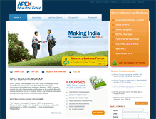 Tablet Screenshot of apexedu.net